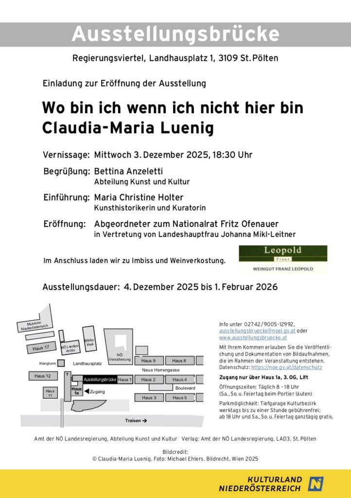 Claudia-Maria Luenig Einladung 2025 back